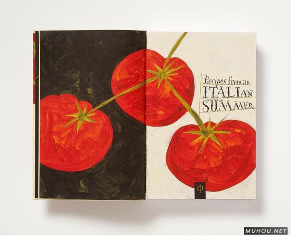 意大利夏日食谱-油画风格菜谱设计[15P]