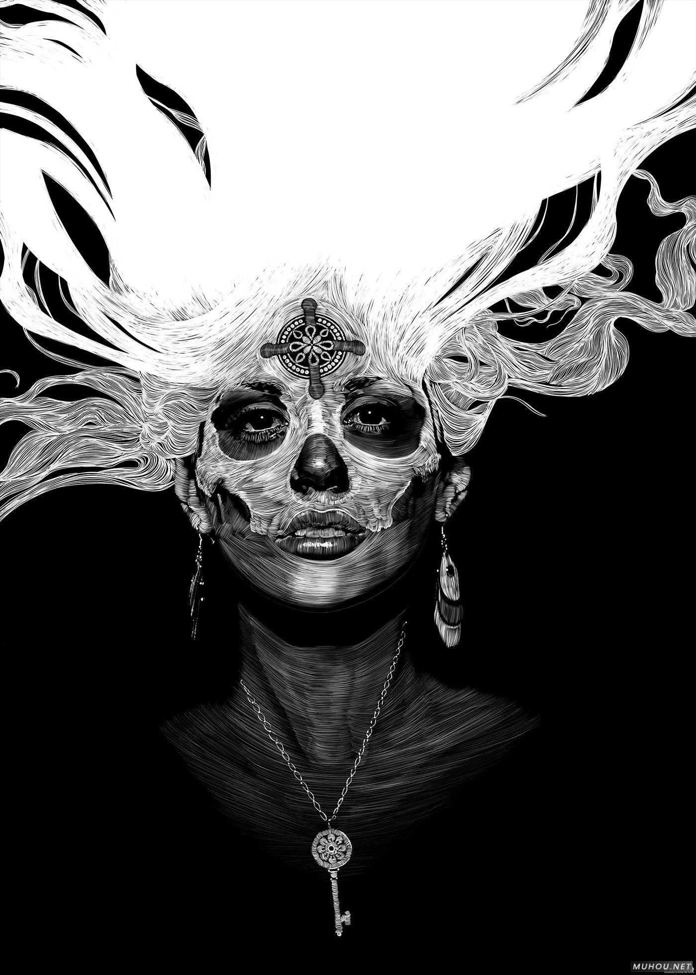 大师作品elola唯美女神插画alfonsoelola27pa