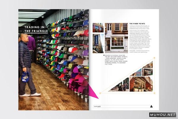 时尚画册中的三角形排版案例Shoreditch [11P]