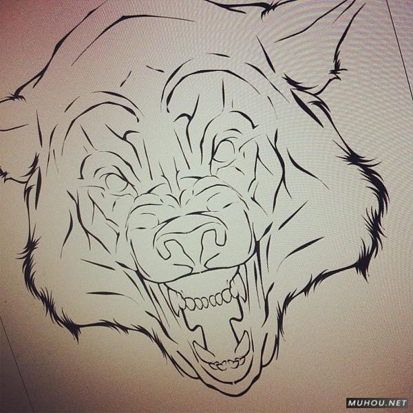 【大师作品】247P超级插画狂人Joshua M. Smith骷髅/动物风格T恤/饰品作品[一]