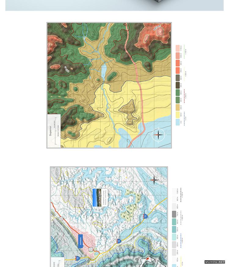 PS插件3D Map Generator汉化版2D3D立体三维地图地形生成器 4套全破解版