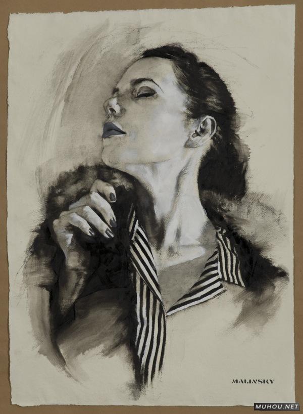 【大师作品】[132P]加拿大画家Malinsky暗流美术作品 2/6