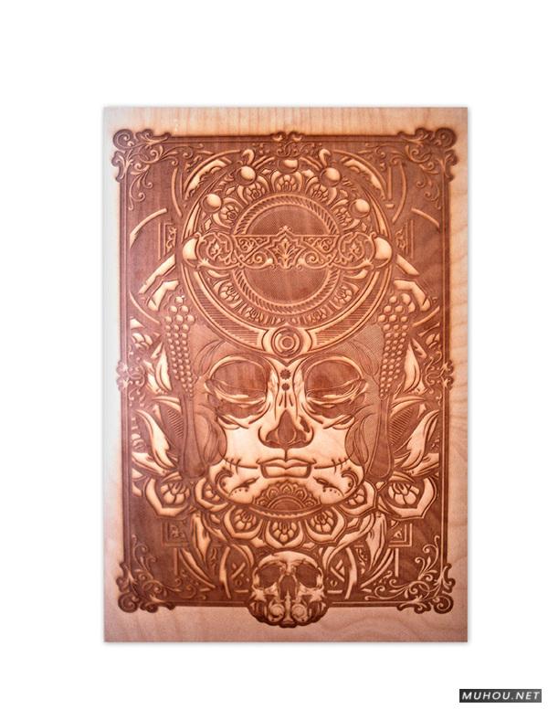 【大师作品】247P超级插画狂人Joshua M. Smith骷髅/动物风格T恤/饰品作品[一]