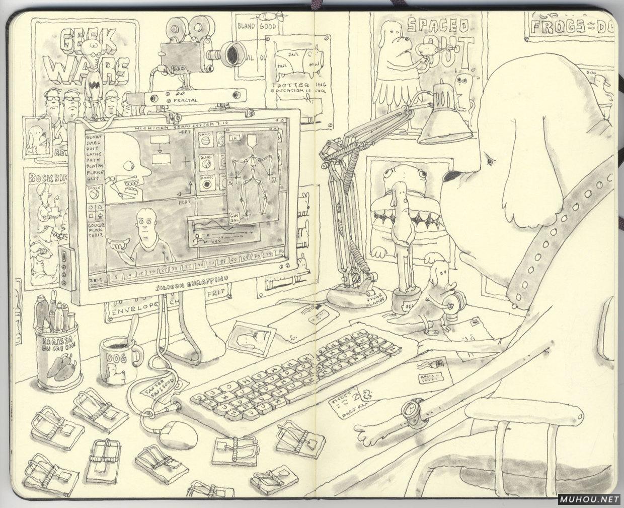 【大师作品】1389P狂人Mattias Adolfsson漫画作品-人物/动物/场景/科幻欣赏-1/35