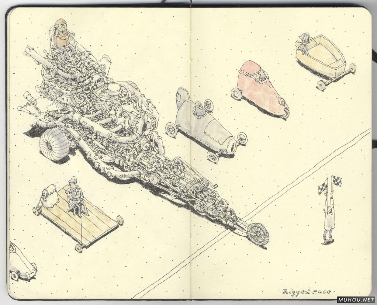 【大师作品】1389P狂人Mattias Adolfsson漫画作品-人物/动物/场景/科幻欣赏-1/35