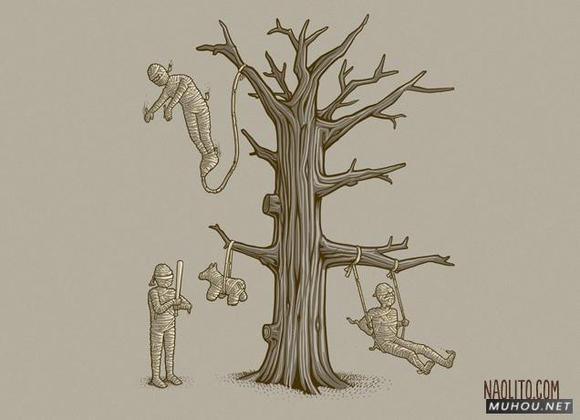 【大师作品】儿童与神经病附体的插画师-Nacho Diaz Arjona[72P] B