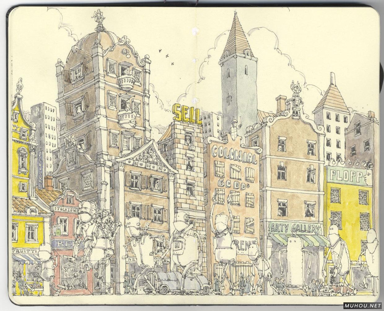 【大师作品】1389P狂人Mattias Adolfsson漫画作品-人物/动物/场景/科幻欣赏-1/35