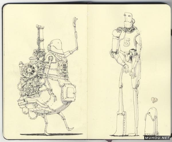 【大师作品】1389P狂人Mattias Adolfsson漫画作品-人物/动物/场景/科幻欣赏-1/35