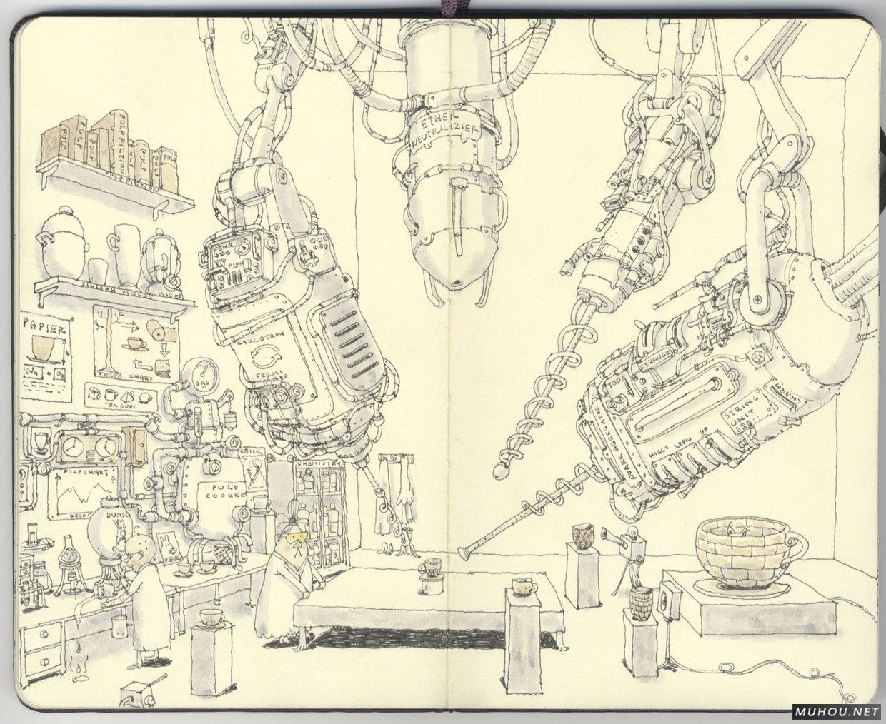 【大师作品】1389P狂人Mattias Adolfsson漫画作品-人物/动物/场景/科幻欣赏-1/35