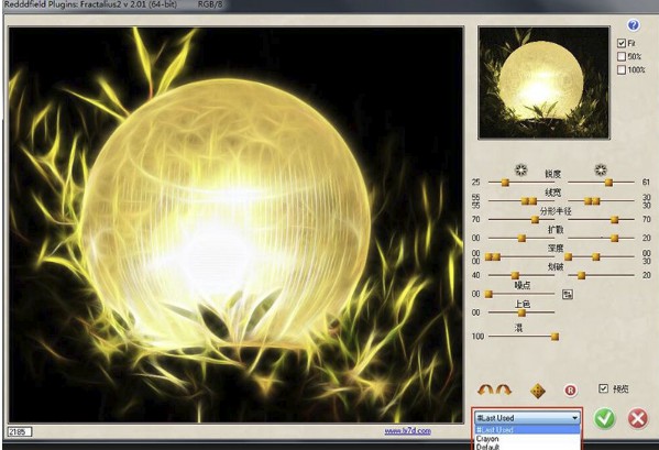PS插件艺术效果光绘Redfield Fractalius 2.0.1汉化破解版免费下载插图1