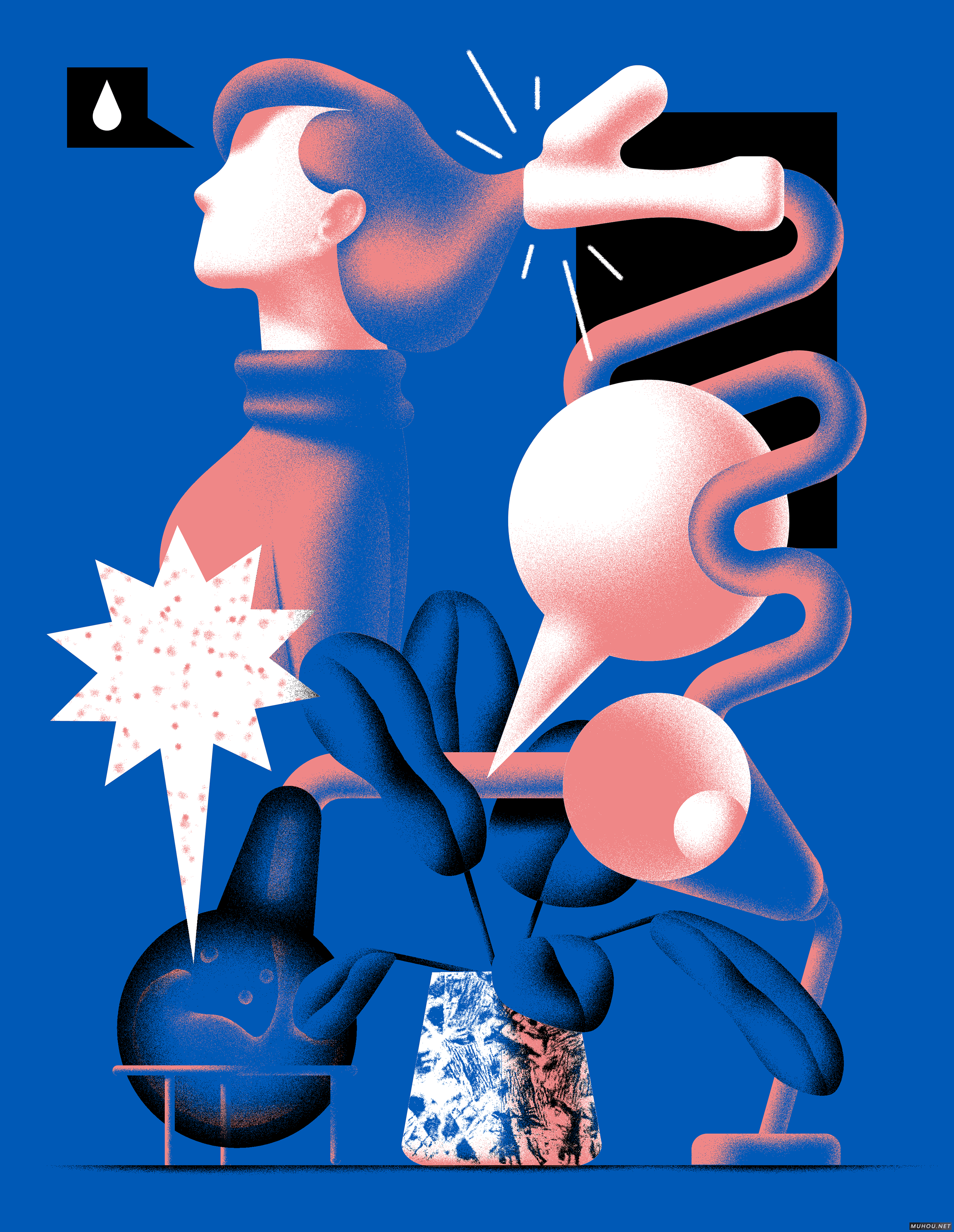 作者:商业卡通插画,构成插画,插画设计,顶尖视觉创意cc