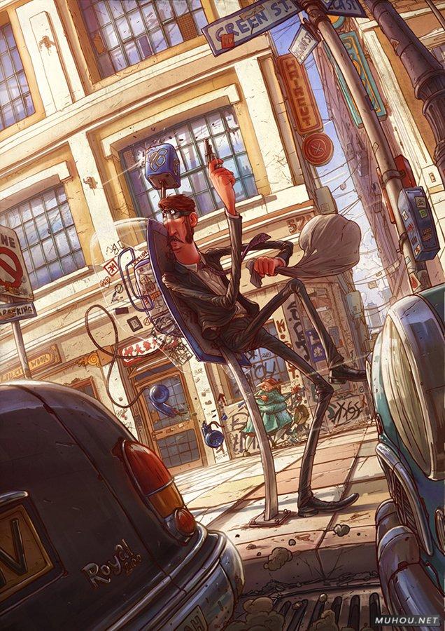 【大师作品】波兰插画家Dziekan细腻与寓意绘画作品 [18P]
