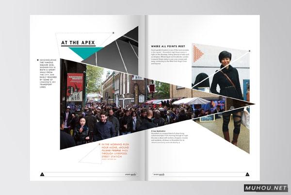 时尚画册中的三角形排版案例Shoreditch [11P]