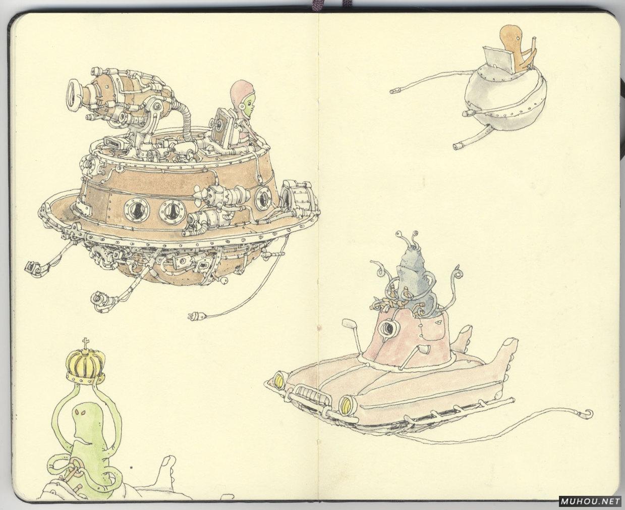 【大师作品】1389P狂人Mattias Adolfsson漫画作品-人物/动物/场景/科幻欣赏-1/35