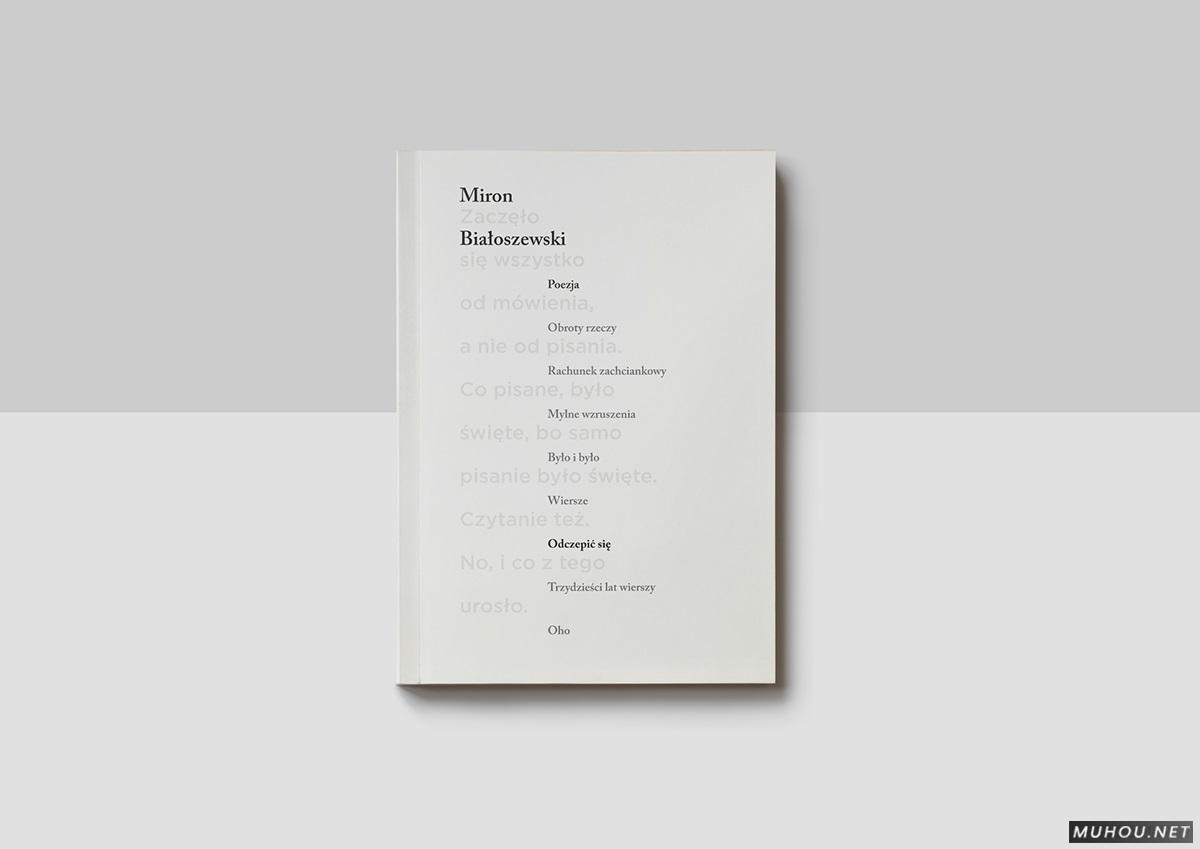 PRZEMEK简洁白色系书籍封面设计集 [21P]