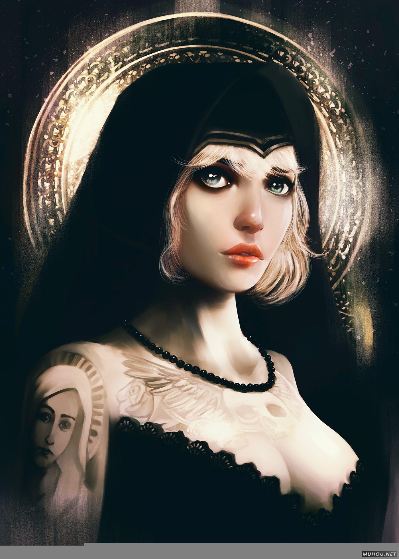 大师作品elola唯美女神插画alfonsoelola27pa