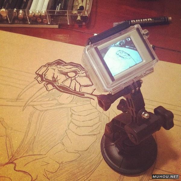 【大师作品】247P超级插画狂人Joshua M. Smith骷髅/动物风格T恤/饰品作品[一]