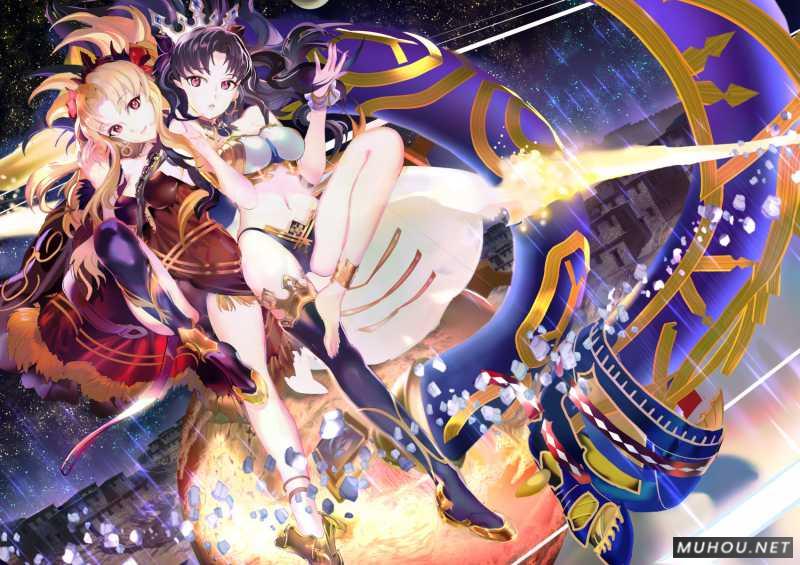 【美术插画】acg绘画：fate  绝对魔兽战线，伊什塔尔，艾蕾插图4