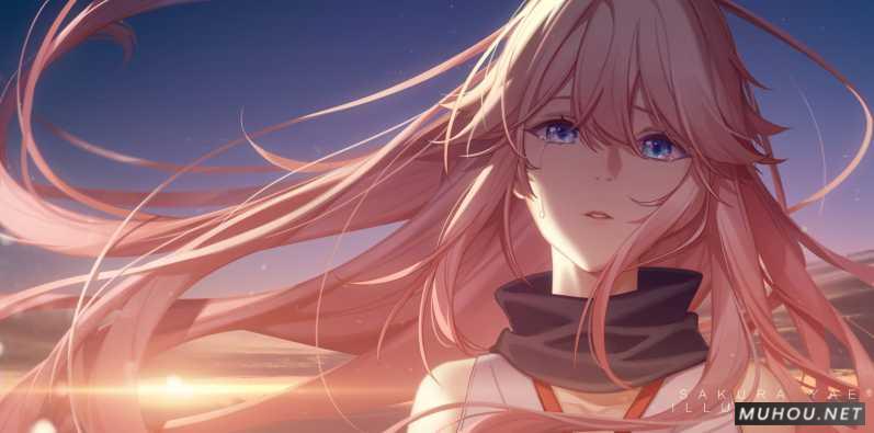 【美术插画】acg绘画：崩坏3，八重樱插图5