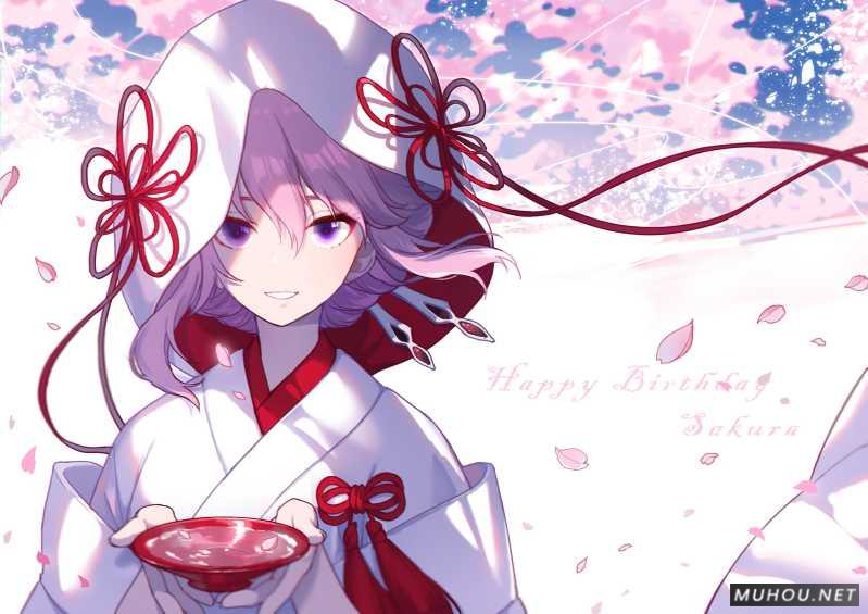 【美术插画】acg绘画：崩坏3，八重樱，符华插图2