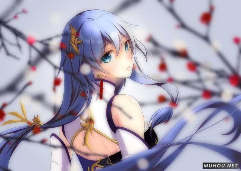 【美术插画】acg绘画：崩坏3，八重樱，符华插图1