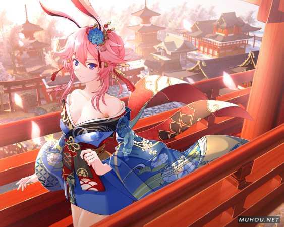 【美术插画】acg绘画：崩坏3，琪亚娜，姬子，八重樱，希尔插图2