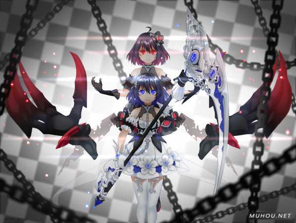 【美术插画】acg绘画：崩坏3，琪亚娜，姬子，八重樱，希尔插图4