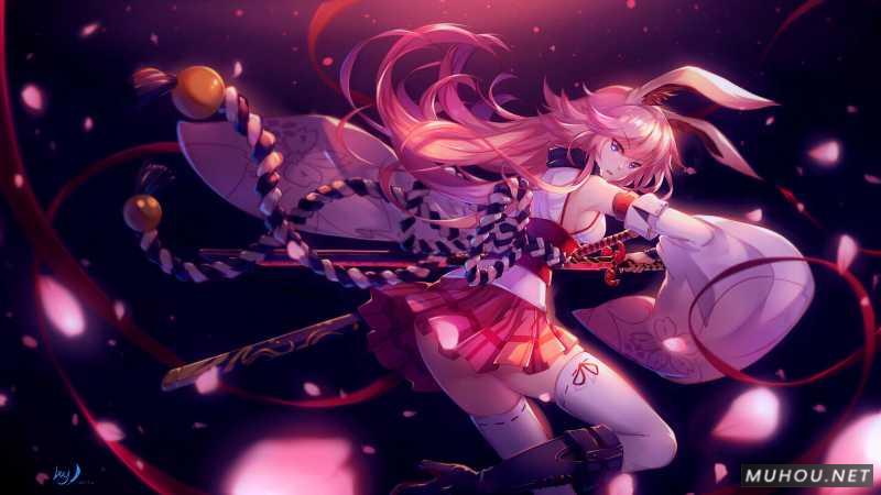 【美术插画】acg绘画：崩坏3，八重樱，符华插图