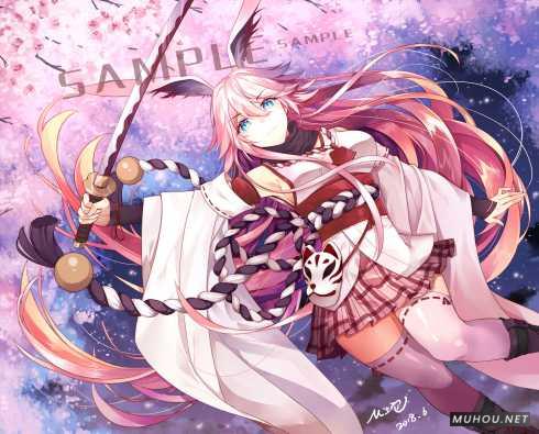 【美术插画】acg绘画：崩坏3，八重樱插图3