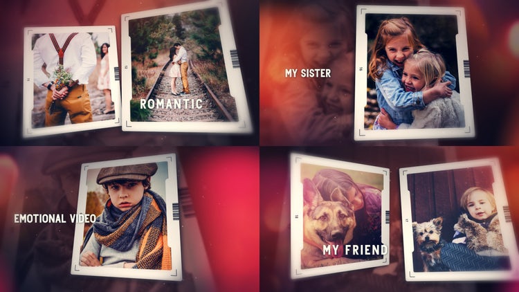 家庭故事幻灯片视频相册相框AE视频模板插图