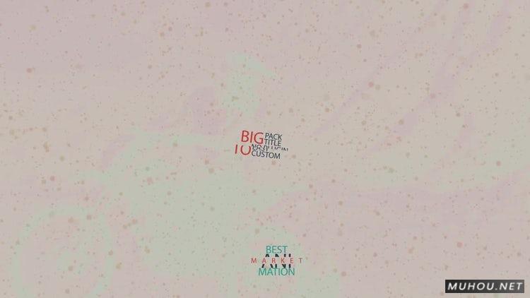 AE模板|100个标题动画预设模板合集#100 Titles Animation