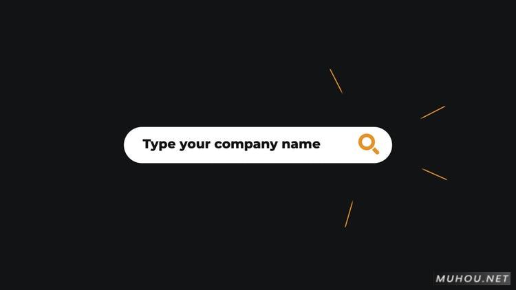 AE模板|平面搜索LOGO标志logo视频模板#Flat Search Logo插图