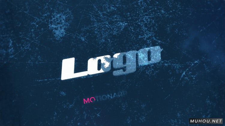 Ice冰冻效果LOGO标志AE视频模板