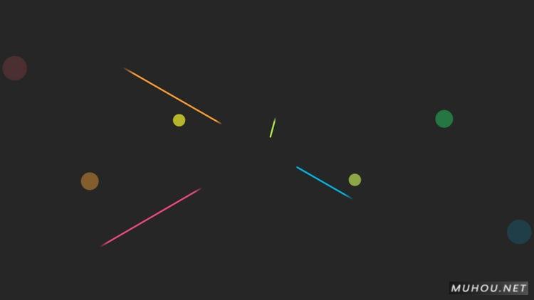 彩色圆点标志露出Dots Logo Reveal视频AE模板