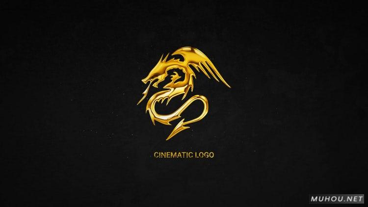 AE模板|超酷金属电影logo标志视频模板#Cinematic Gold Silver Logo Reveal