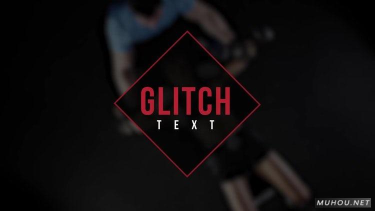 AE模板|3组商业广告故障文本视频素材模板#Glitch Text 3插图