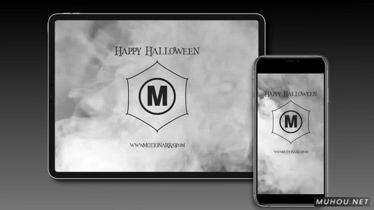 AE模板|恐怖的万圣节logo标志视频模板下载#Spooky Halloween Logo插图