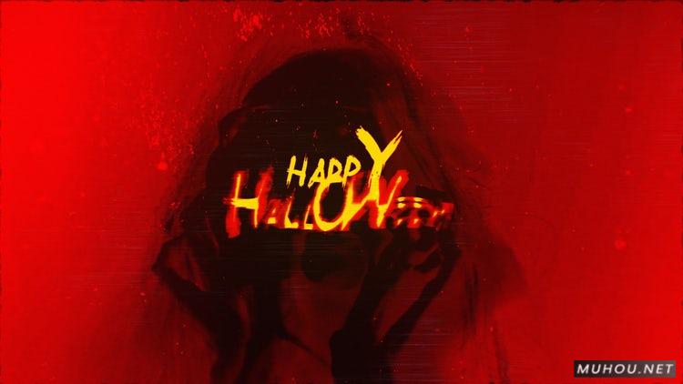 AE模板|万圣节恐怖鬼怪logo标志视频模板#Halloween Horror Logo插图