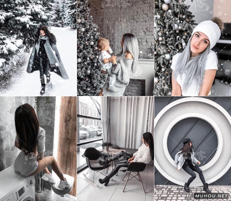 Luts调色预设：INS高级灰预设15组视频调色滤镜（LR-PR-AE-PS-FCPX-达芬奇）