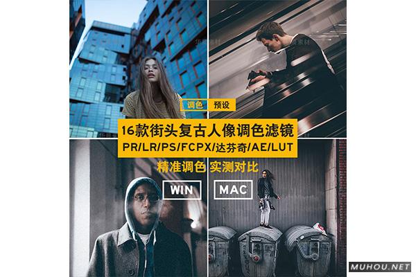 Luts调色预设：视频调色（LR-PR-AE-PS-FCPX-达芬奇）