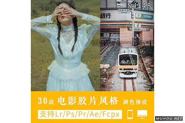Luts调色预设：30组复古电影历史胶片预设视频调色滤镜（LR-PR-AE-PS-FCPX-达芬奇）