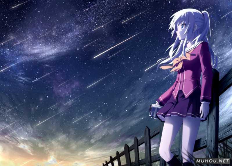 【美术插画】acg绘画：夏洛特，友利奈绪，高城丈士朗插图6