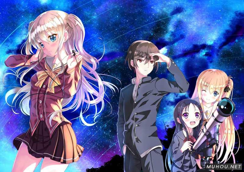 【美术插画】acg绘画：夏洛特，友利奈绪，高城丈士朗插图5