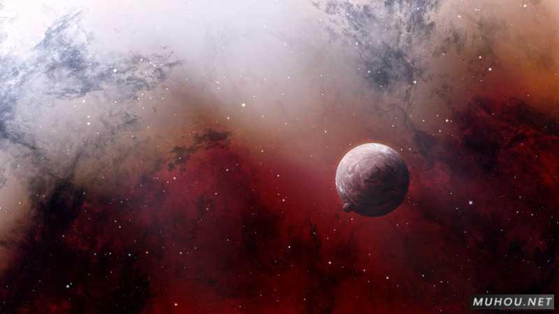 【美术插画】太空，星球，陨石插图4