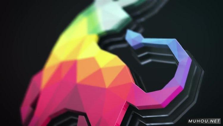 三维玻璃堆栈LOGO标志显示#Glass Stack Logo RevealAE视频模板