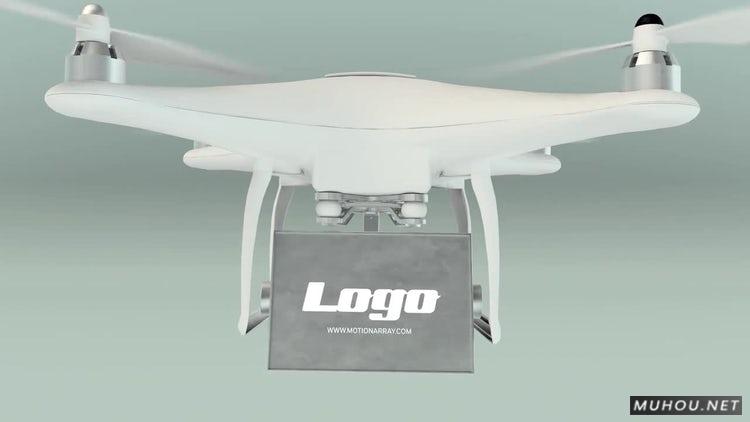 PR模板|三维大疆DJI精灵无人机logo标志PR视频模板#Drone Logo