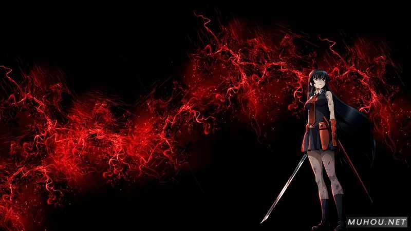 【美术插画】acg绘画：斩·赤红之瞳插图1