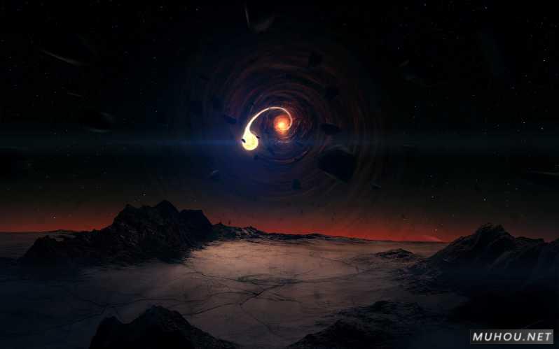 宇宙，黑洞插图1
