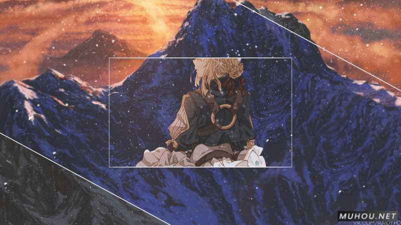 【美术插画】acg绘画：紫罗兰永恒花园插图3