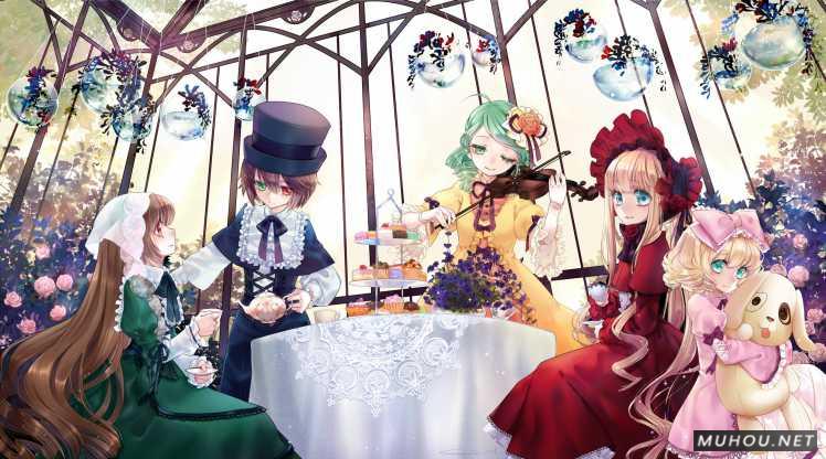 【美术插画】acg会话：蔷薇少女插图1